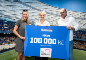 Sportisimo naběhalo pro Pink Bubble 100 tisíc korun